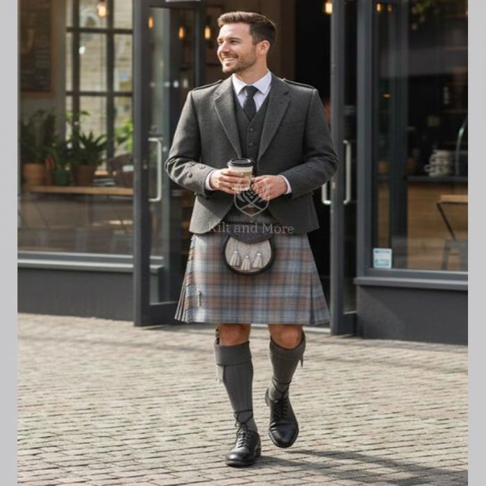 Black Watch Weathered Argyll Kilt Outfit