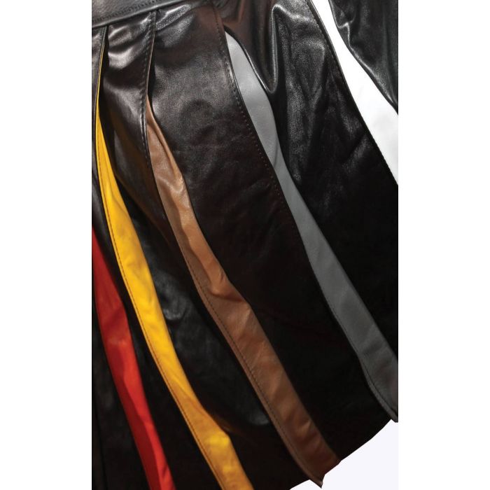 Handmade Fashion Leather Kilt