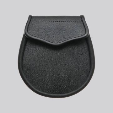 Basic Design Black Leather Sporran
