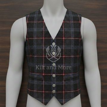 Hebridean Heather Tartan Vest