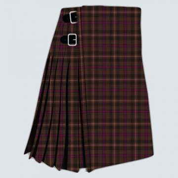 Hebridean Salmon Herringbone Tartan Kilt