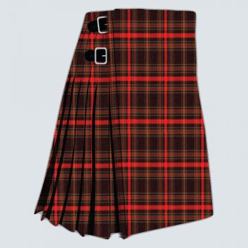 Higland Peat Herringbone Tartan Kilt