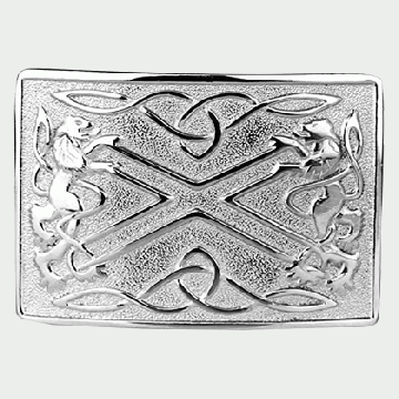 Silver Chrome Kilt Buckle