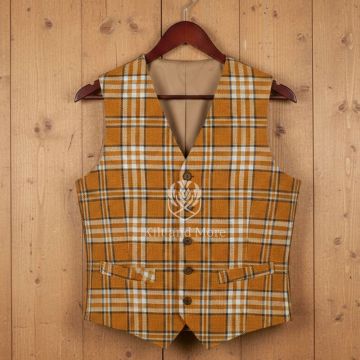 Tennessee Orange Tartan Vest
